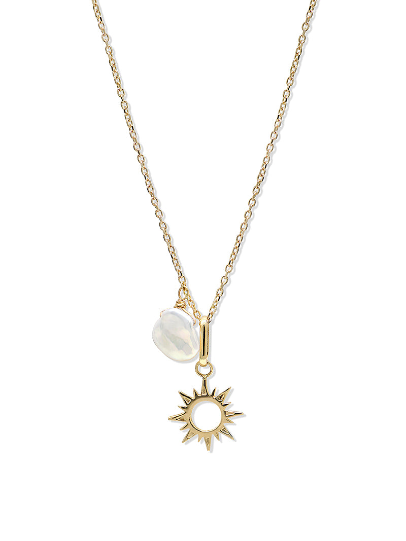 Anzie x Mel Soldera Sun Charm Necklace