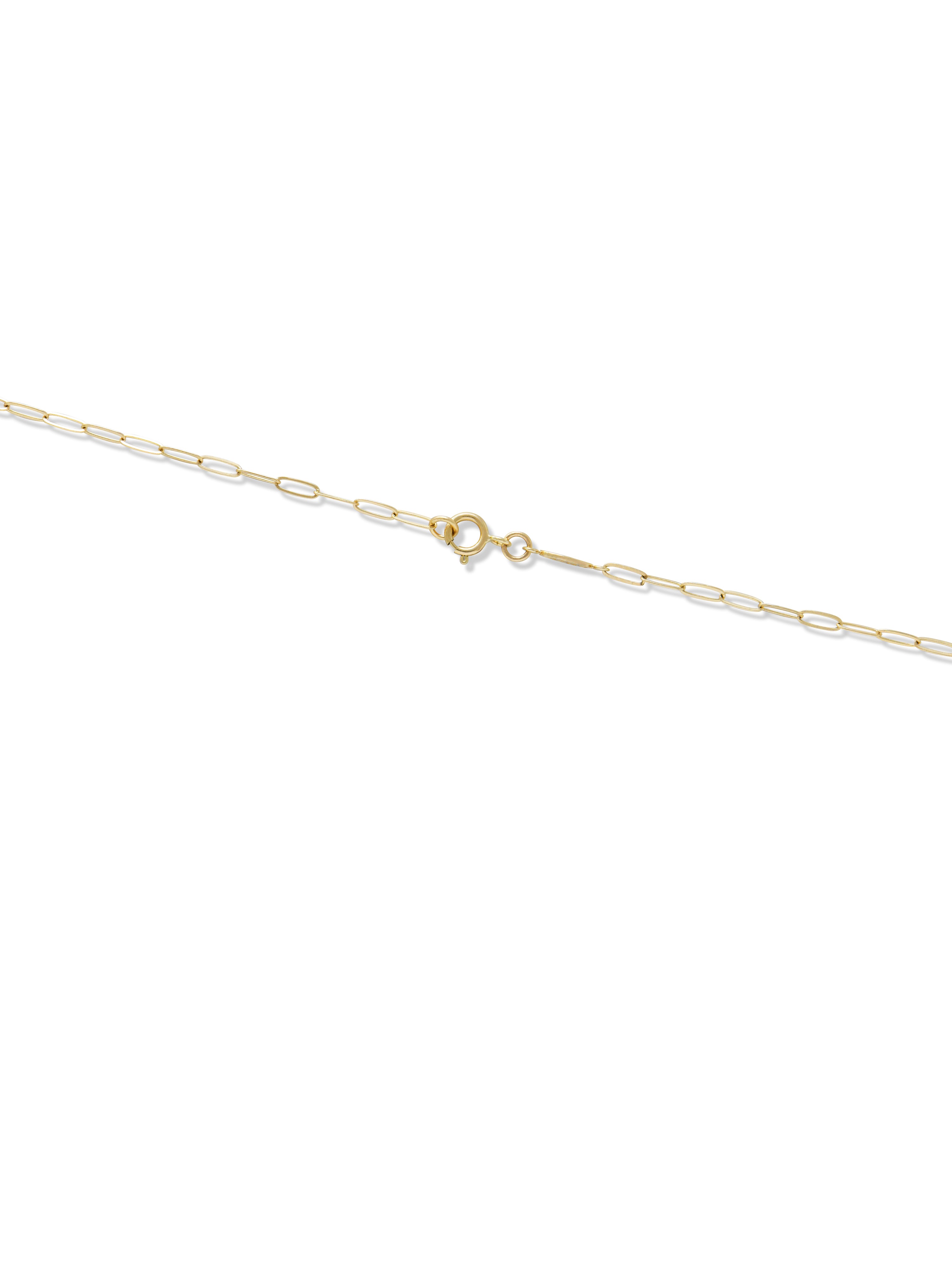 Evil Eye Paperclip Necklace