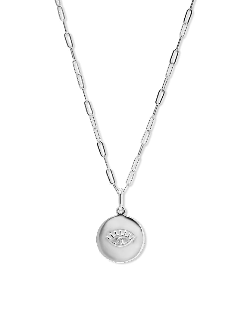 Anzie X Mel Soldera Collier Mauvais Œil avec Cils