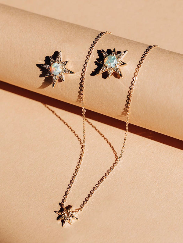 Clous d’Oreilles Mini Éclat d’Étoiles Aztec