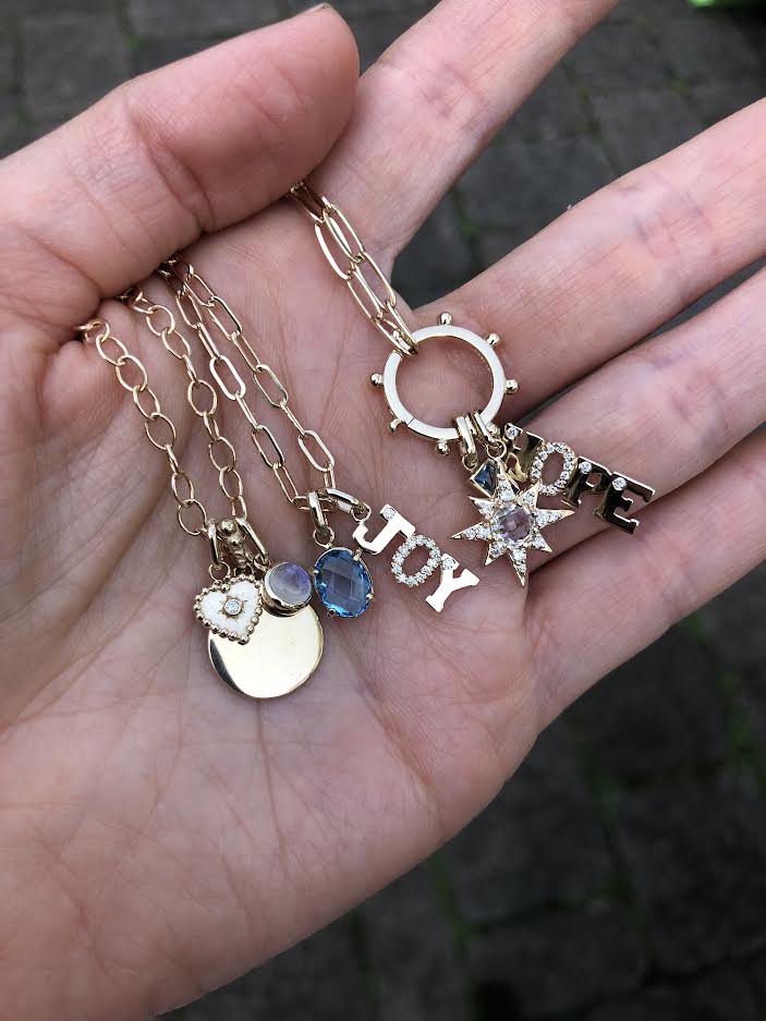 Dew Drop Engravable Pendant Charm