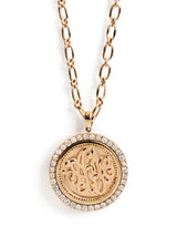 Diamond Monogram Medallion