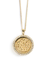 Diamond Monogram Medallion