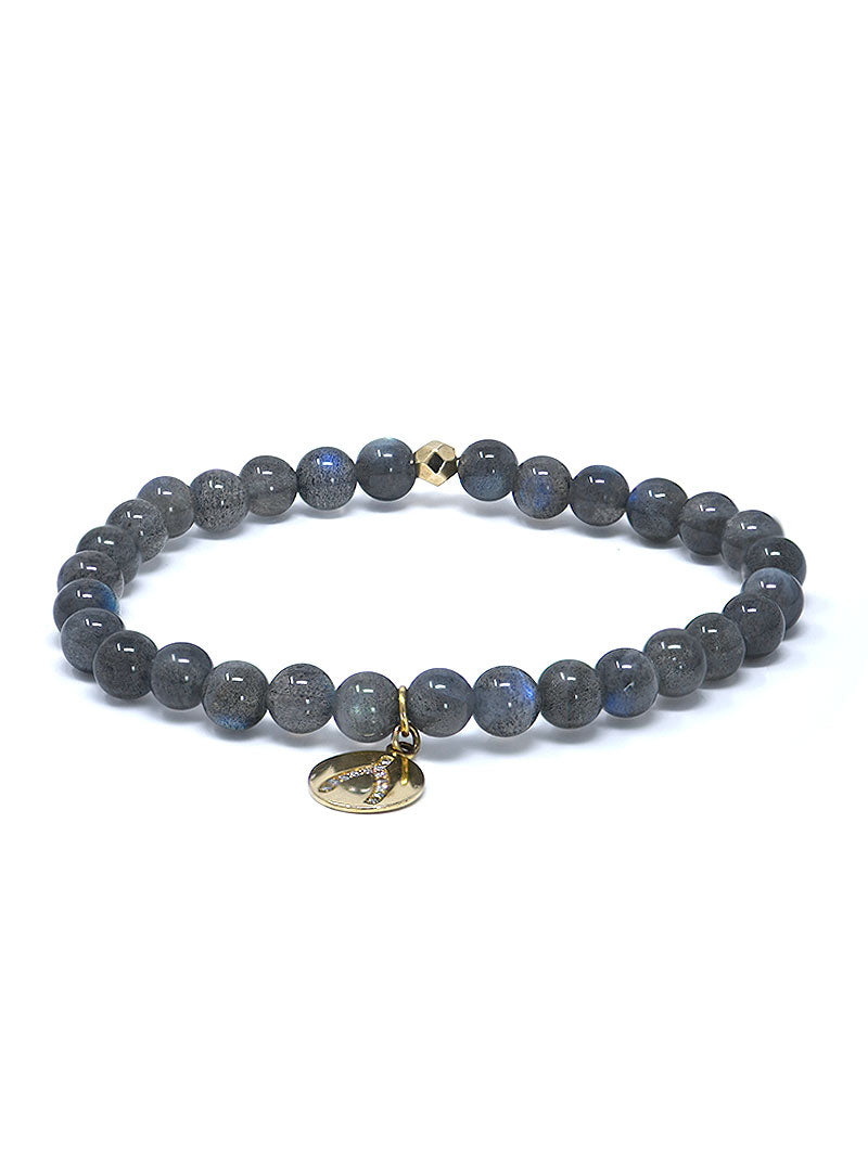Bohème Smooth Blue Labradorite Bracelet