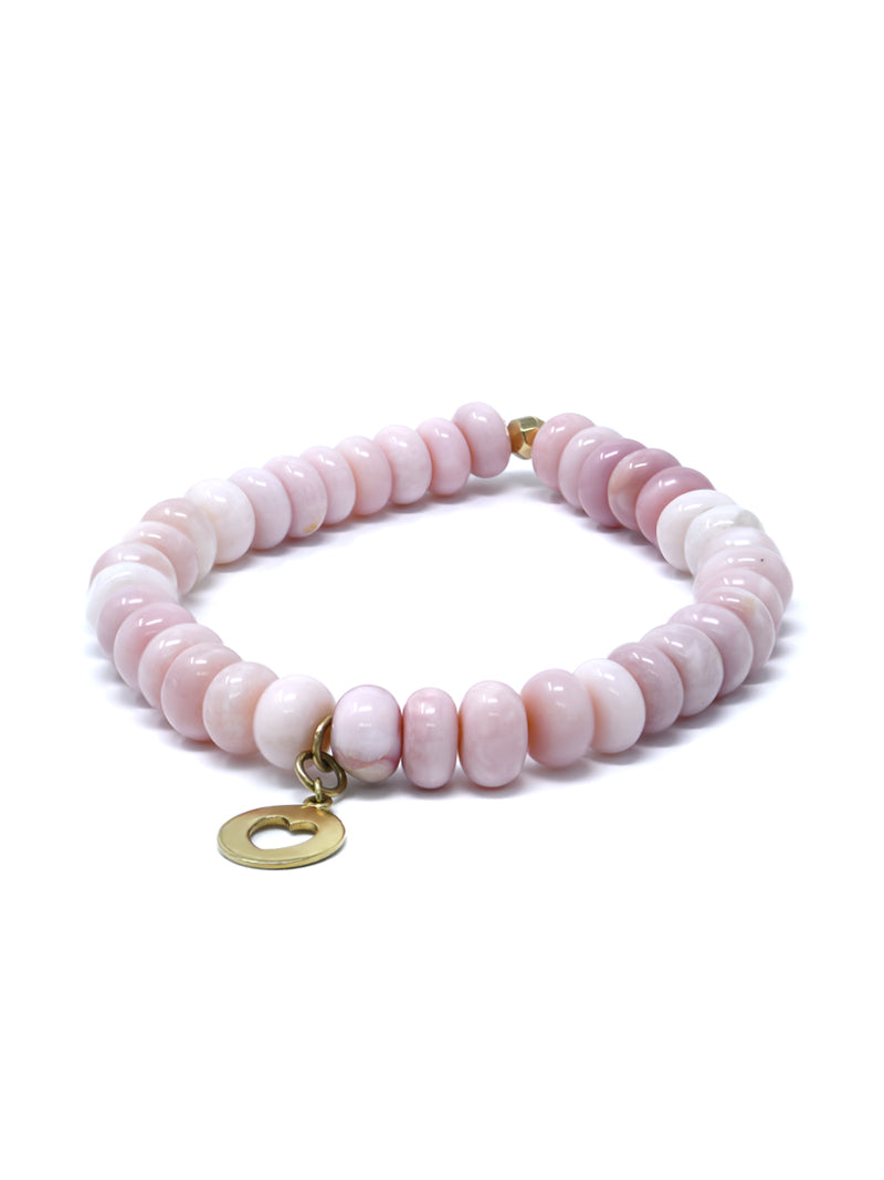 Bohème Pink Opal Rondelle Bracelet