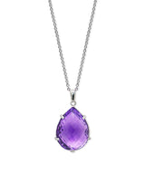  Collier Classique de Pierres Précieuses Medium en forme de Poire
