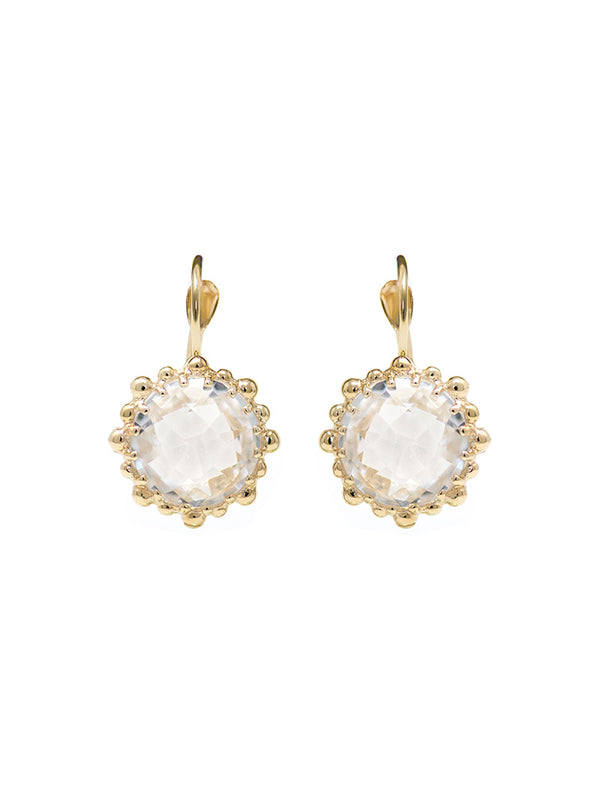 Dew Drop Snowflake Earrings