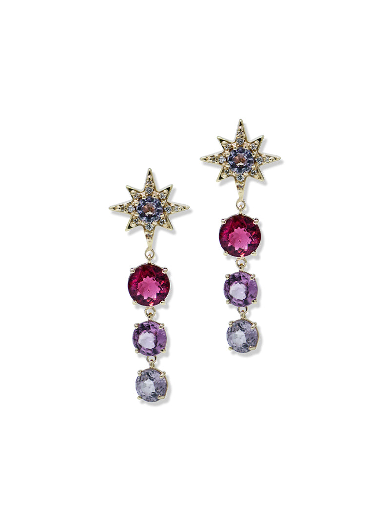 Aztec Boucles D'oreilles Éclat D'étoile Mini Graduées