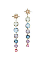 Boucles d'oreilles étoile dégradées Aztec