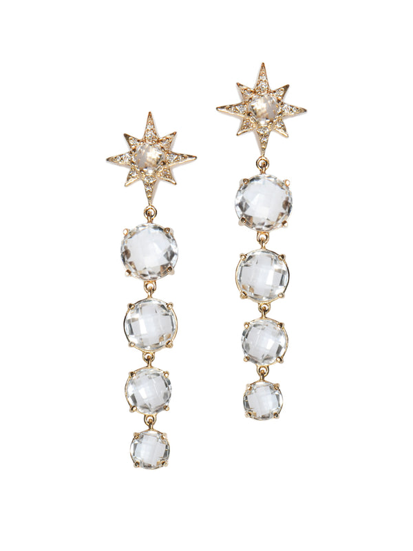 Boucles d'oreilles étoile dégradées Aztec