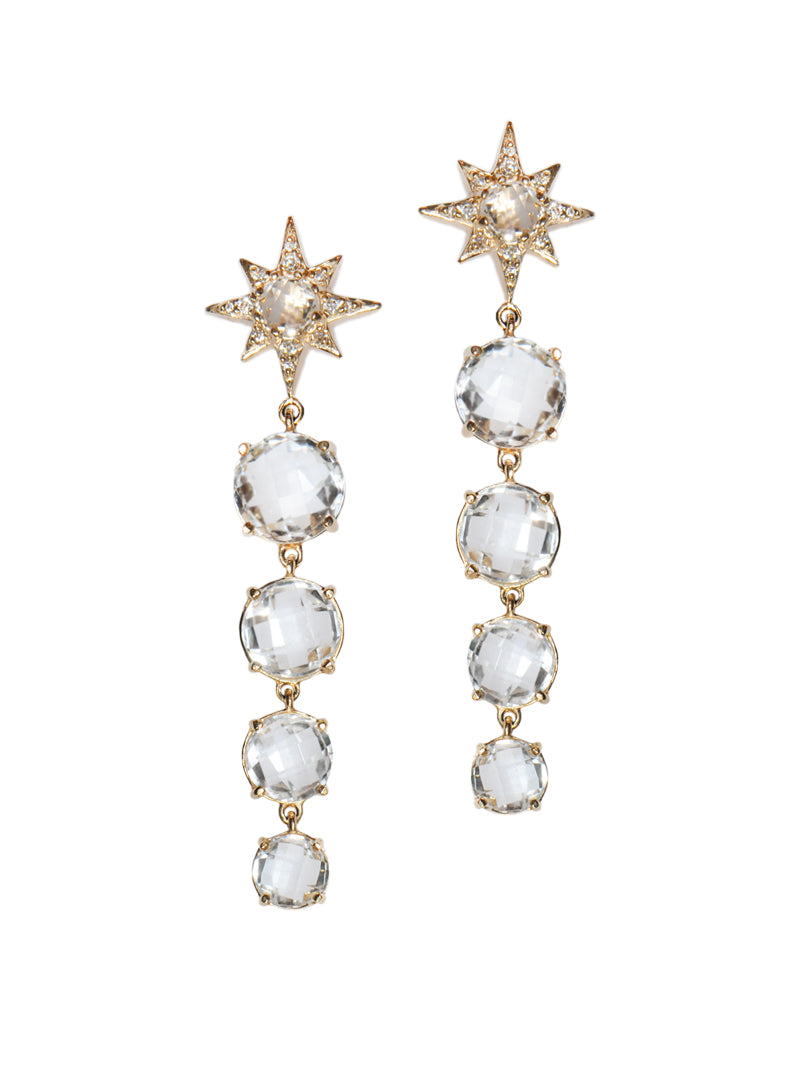 Boucles d'oreilles étoile dégradées Aztec