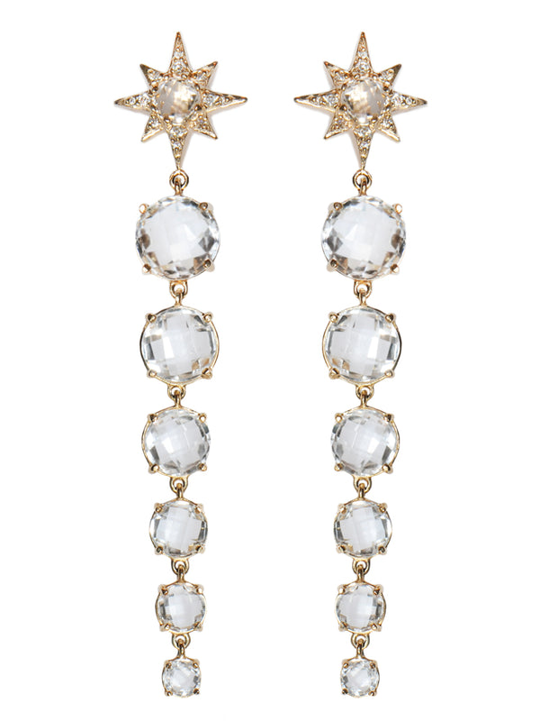 Boucles d'oreilles étoile dégradées Aztec