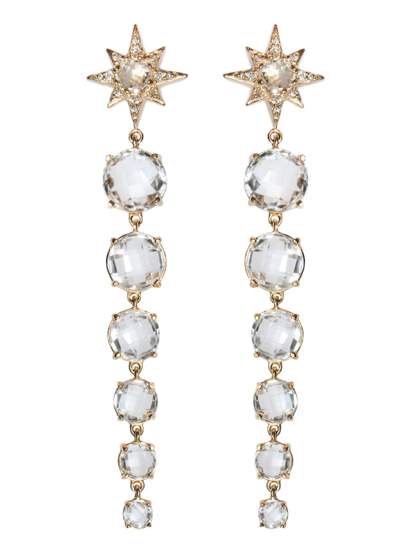 Boucles d'oreilles étoile dégradées Aztec