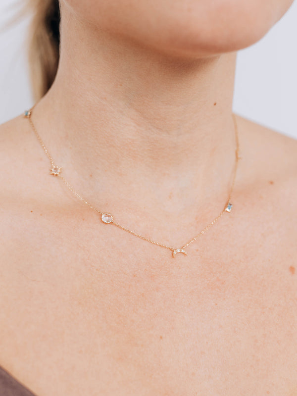 Collier Aztec Mélange Luna Diamant  