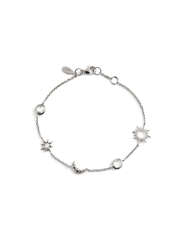 Bracelet à Maillons Micro Éclat d’Étoiles