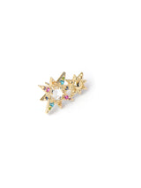 Puces d'oreilles double mini étoile Aztec