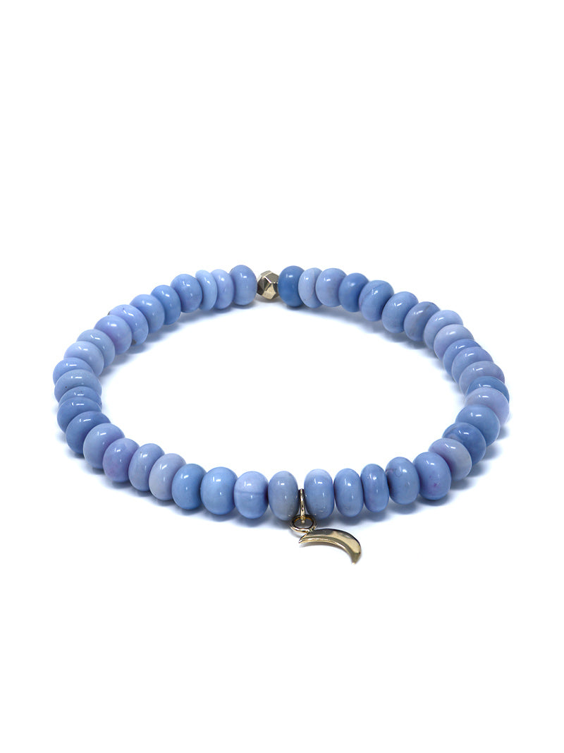 Bohème Lavender Opal Rondelle Bracelet