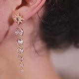 Boucles d'oreilles étoile dégradées Aztec