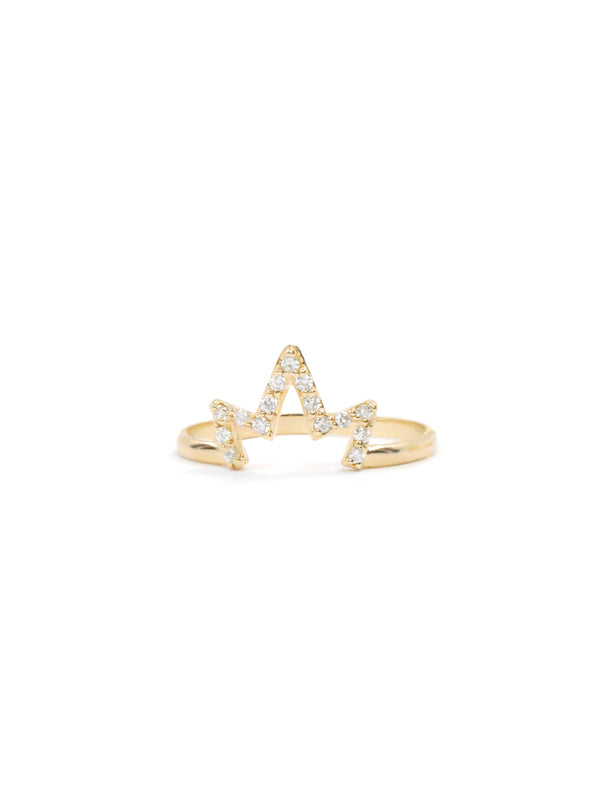 Bague à Zig Zag Éclat d’étoile Aztec