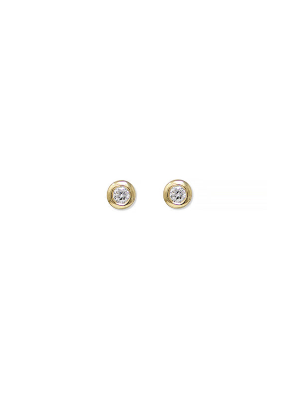 Anzie x Mel Soldera Diamond Cléo Round Stud