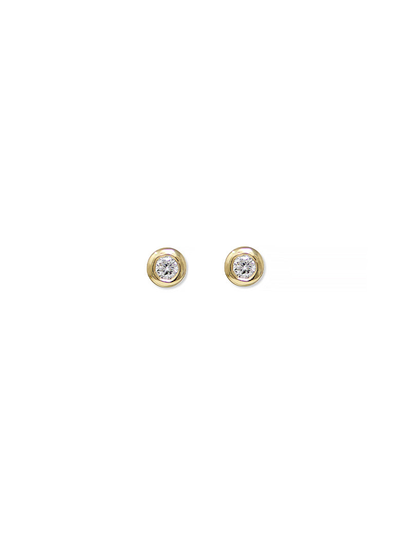 Mel Soldera Diamond Cléo Round Stud