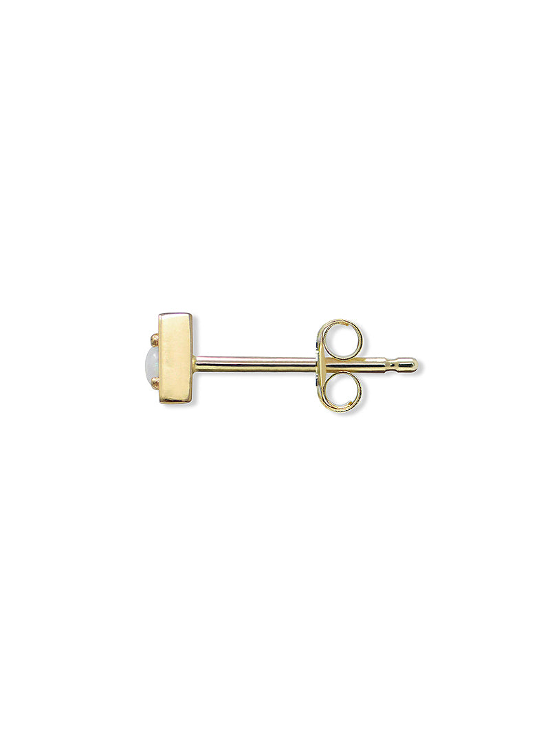 Cléo Triangle Gemstone Studs