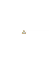 Cléo Triangle Gemstone Studs