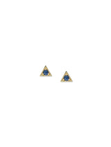 Cléo Triangle Gemstone Studs