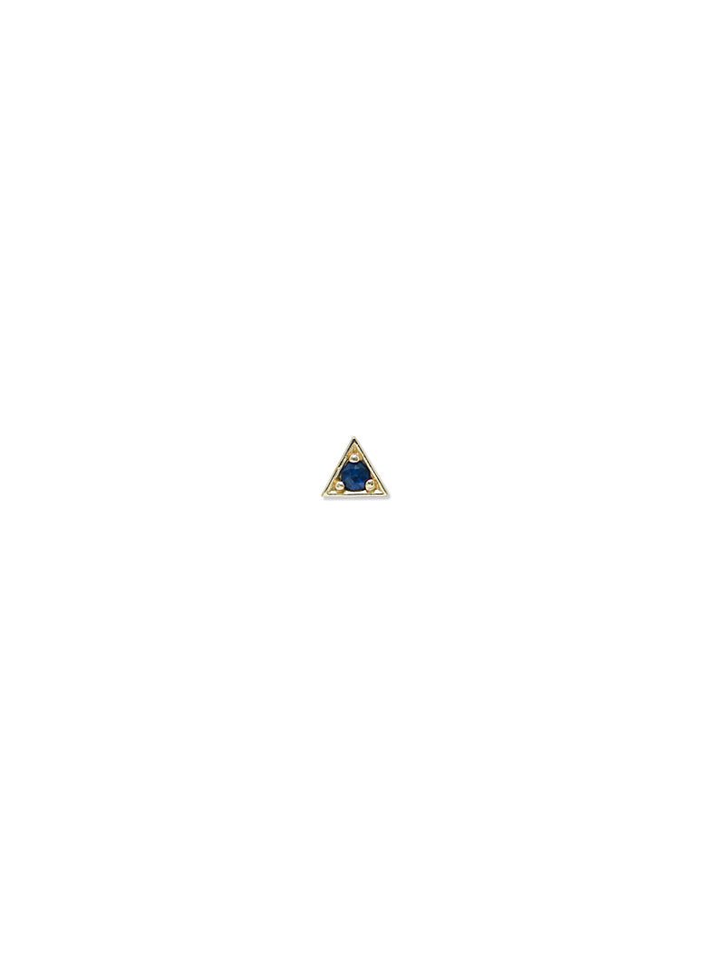 Cléo Triangle Gemstone Studs