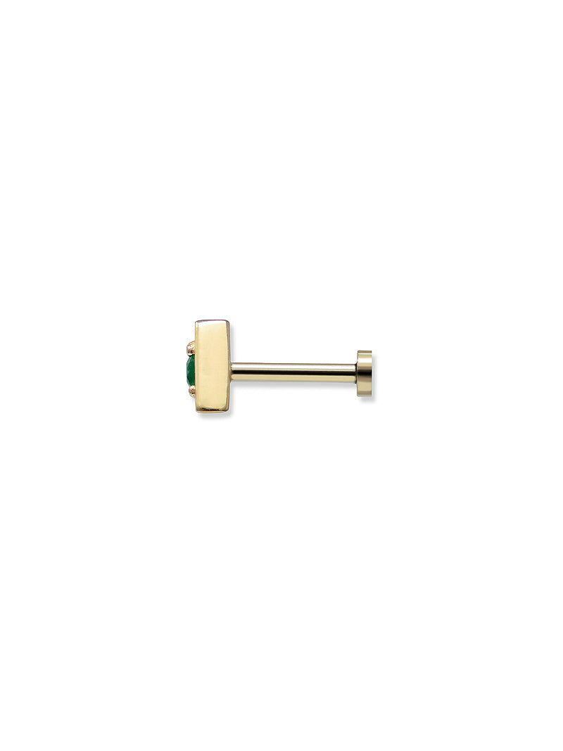 Cléo Triangle Gemstone Studs