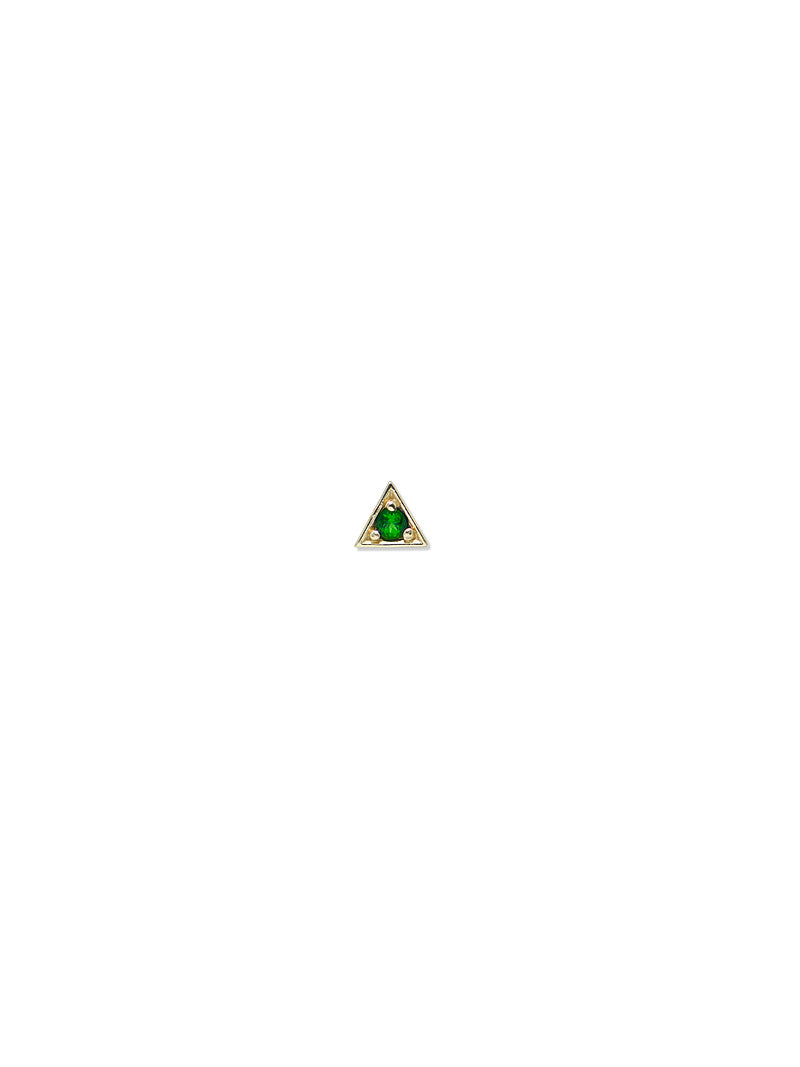 Cléo Triangle Gemstone Studs