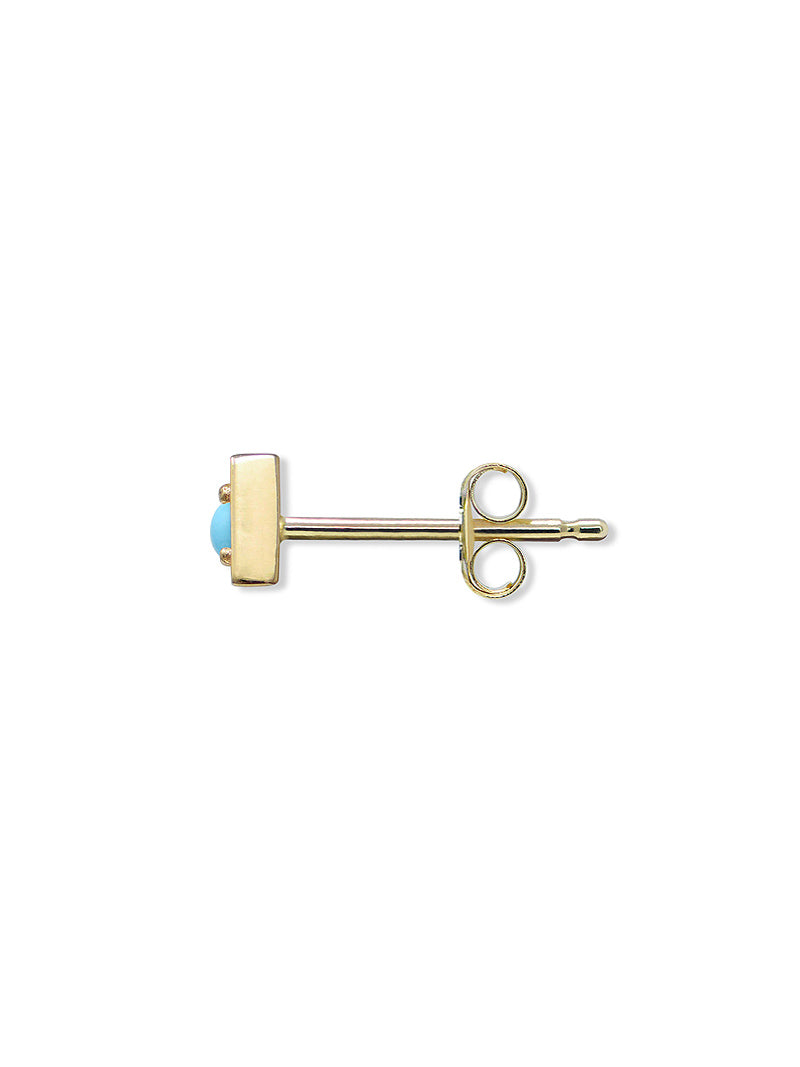 Cléo Triangle Gemstone Studs