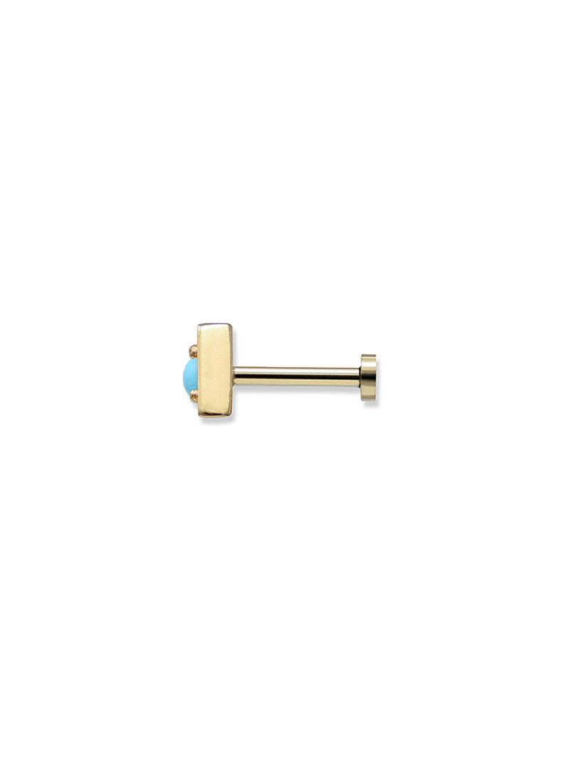 Cléo Triangle Gemstone Studs