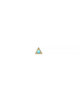 Cléo Triangle Gemstone Studs