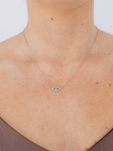 Classique Pavé Collier Mauvais Oeil