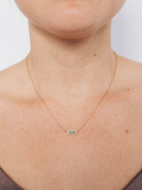 Classique Pavé Collier Mauvais Oeil