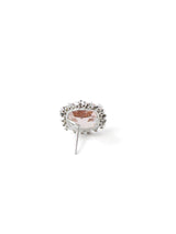 Cléo Morganite and Diamond Cushion Cut Studs