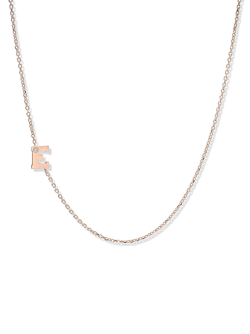 Love Letter Single Diamond Necklace