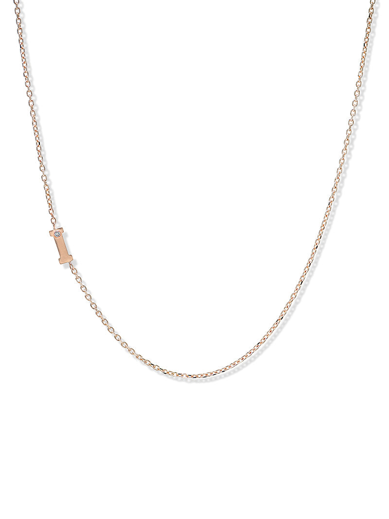 Love Letter Single Diamond Necklace