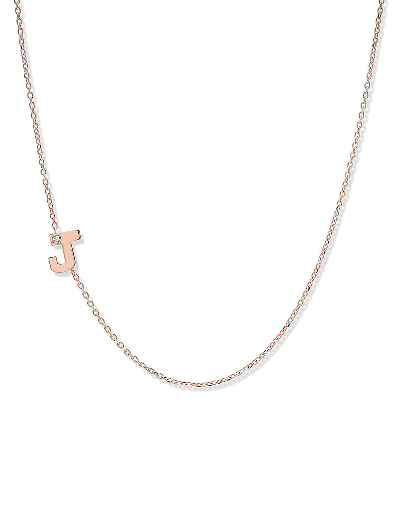 Love Letter Single Diamond Necklace