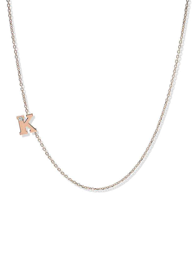 Love Letter Single Diamond Necklace