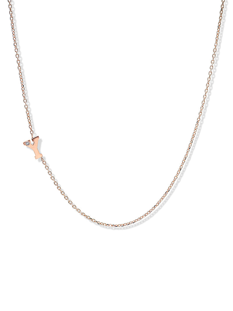 Love Letter Single Diamond Necklace