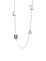 Customizable Love Letter Single Diamond Necklace