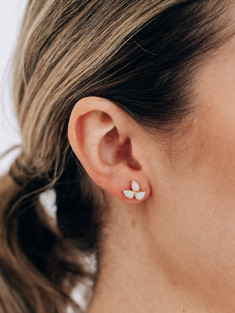 Clous d’Oreilles Bouquet Fleur de Lys