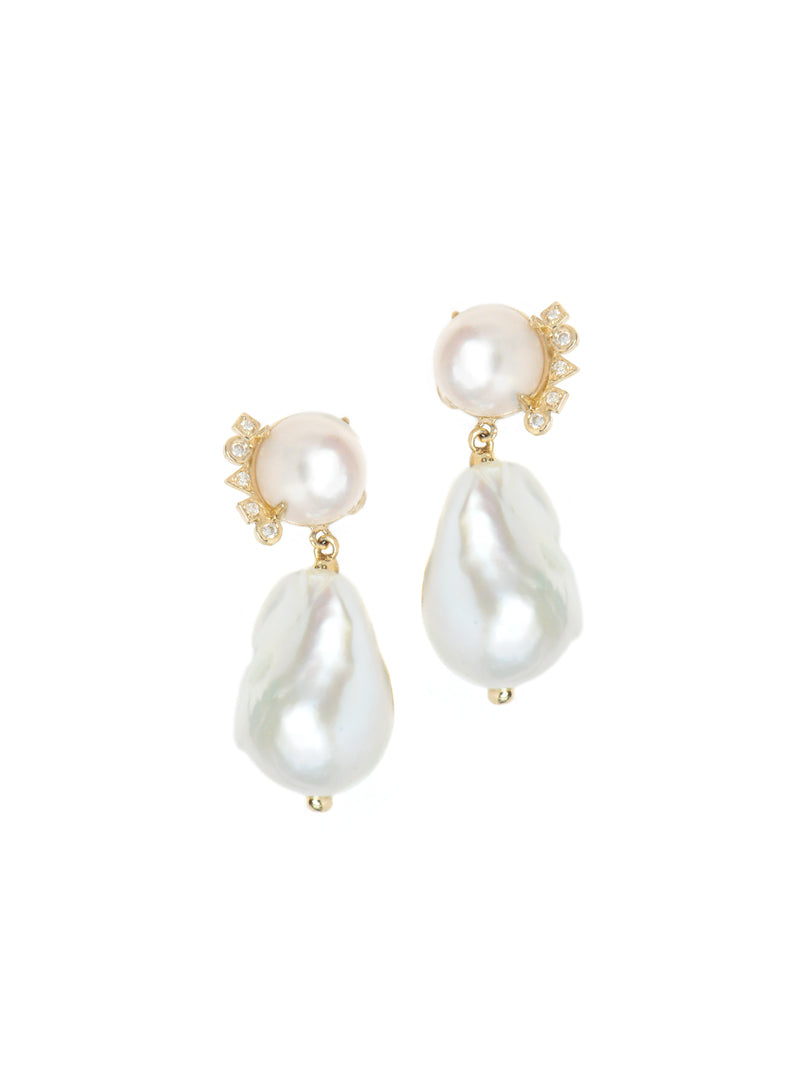 Cléo Baroque Pearl Earrings – Anzie Jewelry