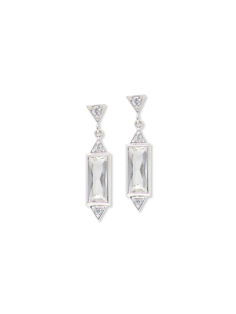 Cléo Baguette Drop Earrings