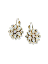 Boucles D'oreilles Bouquet Pétale Sertie par Lunette