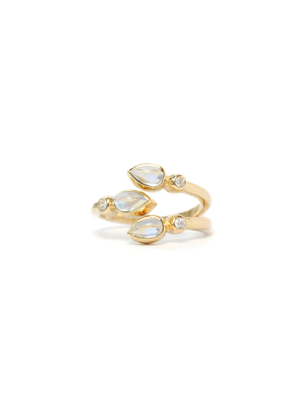Bague Bezel Bouquet Petal Griffe