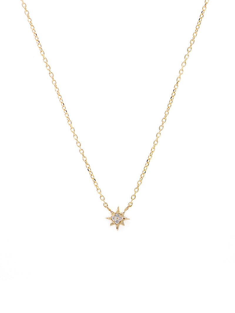 Micro Aztec North Star Necklace