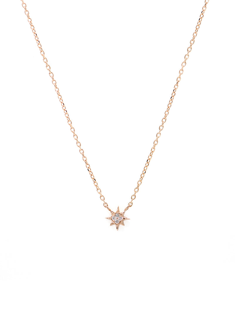 Micro Aztec North Star Necklace